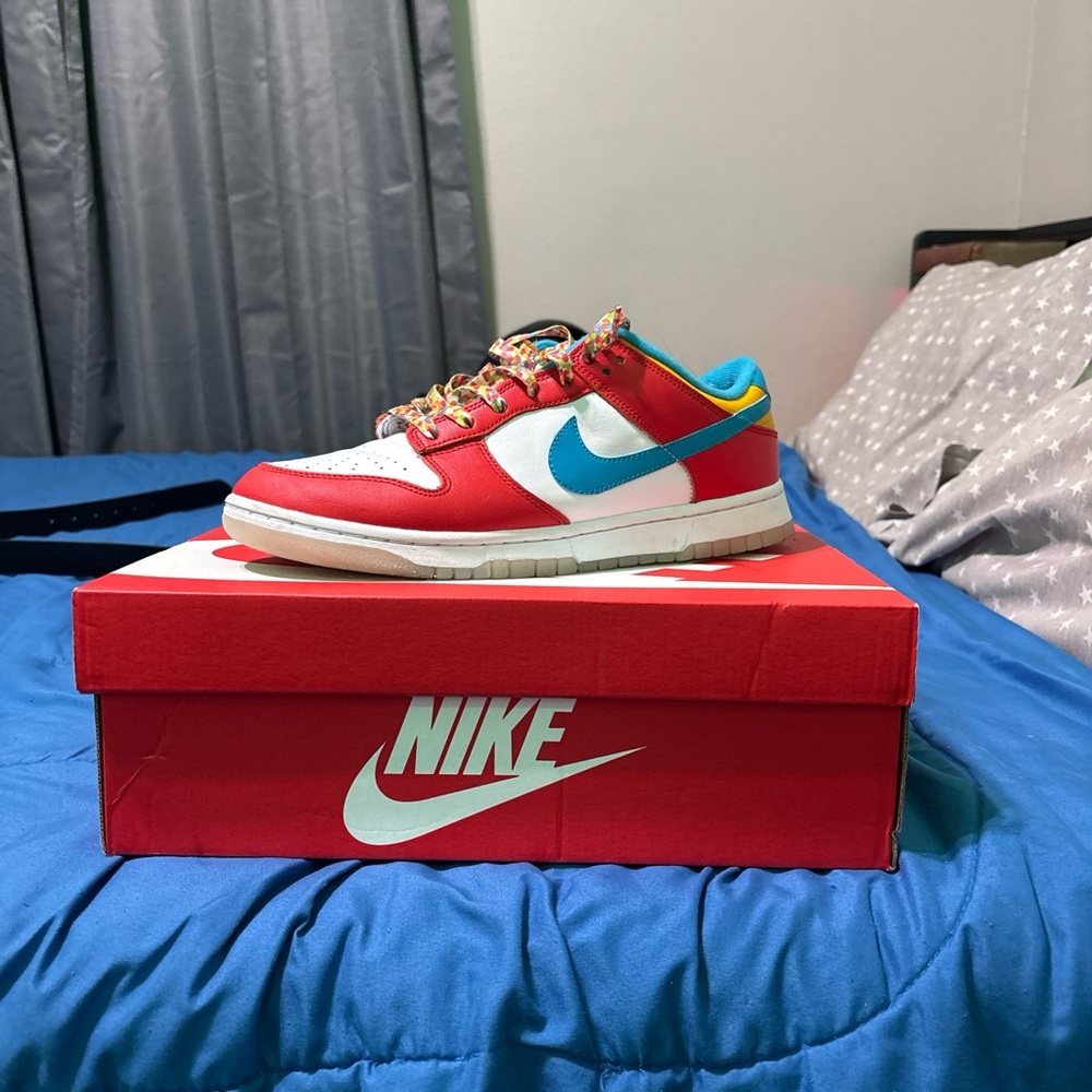 Fruity pebble dunks, Nike X LeBron